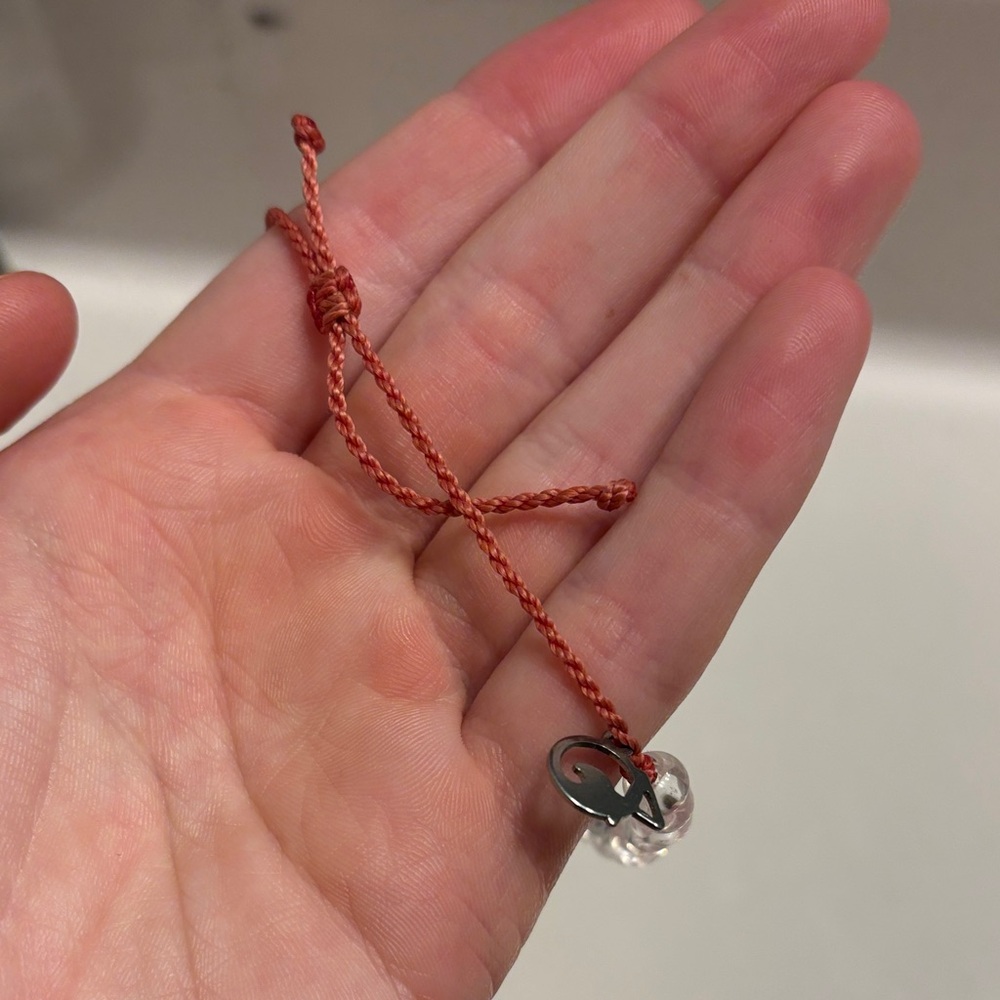 Chic Pink Glass Beaded Bracelet - Picture 2 of 2